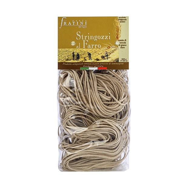 Stringozzi pasta med spelt fra Umbrien