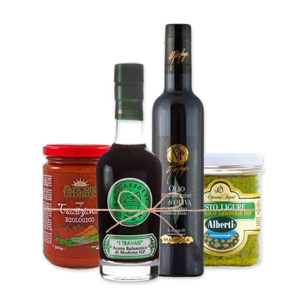 Gaveæske med italiensk start-kit