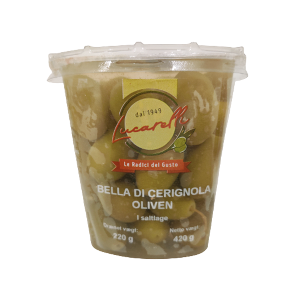 Bella Di Cerignola – store grønne oliven